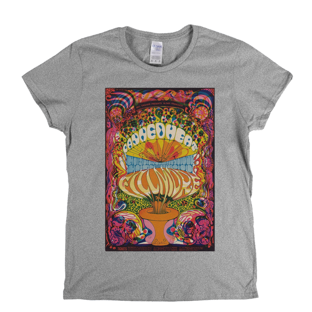Fillmore West Canned Heat Poster Womens T-Shirt