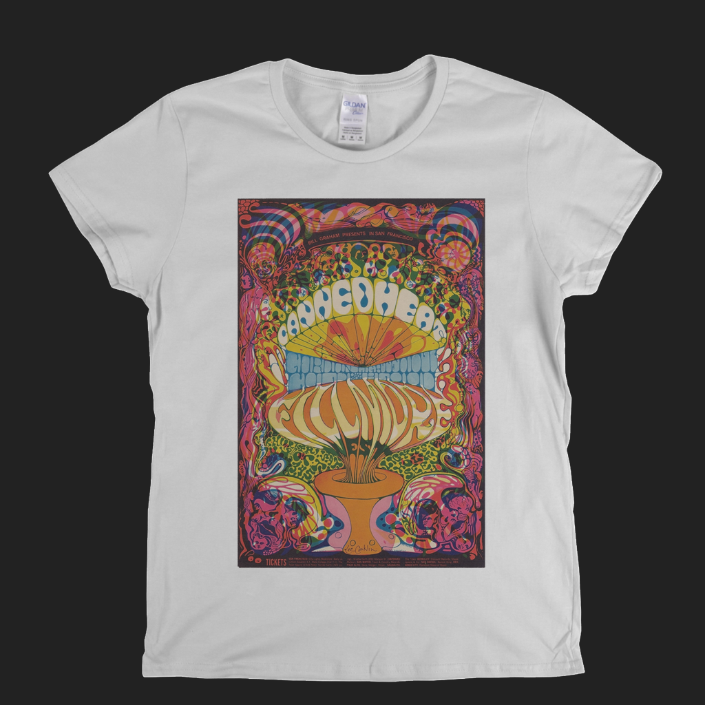 Fillmore West Canned Heat Poster Womens T-Shirt