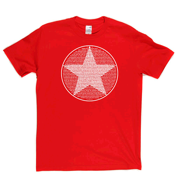 70s Star White T Shirt