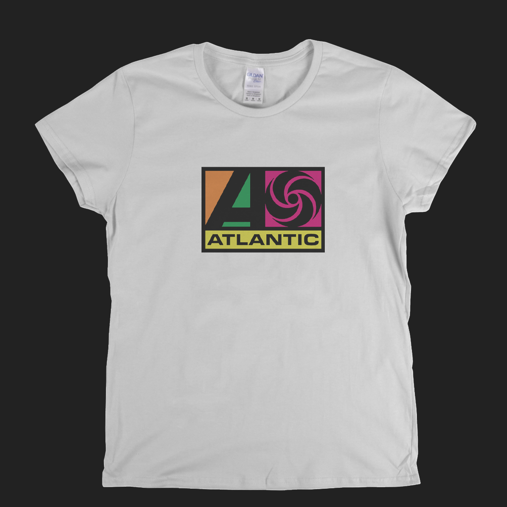 Atlantic Record Label Logo Womens T-Shirt
