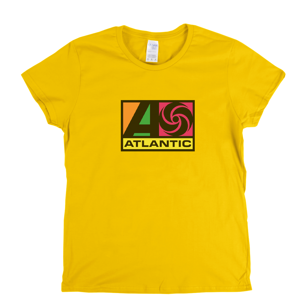 Atlantic Record Label Logo Womens T-Shirt