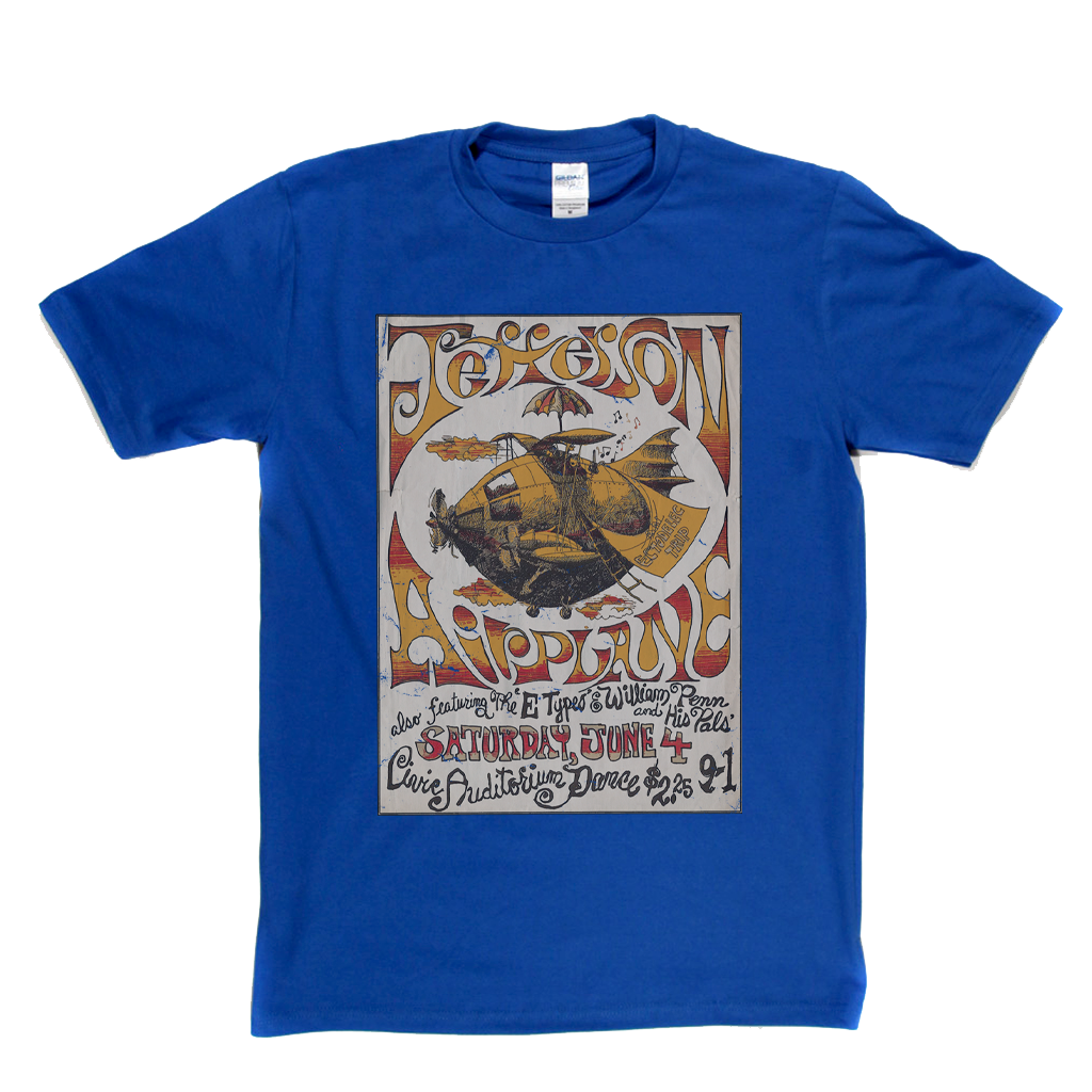 Jefferson Airplane Gig Poster T-Shirt