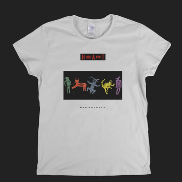 Heart Bad Animals Womens T-Shirt