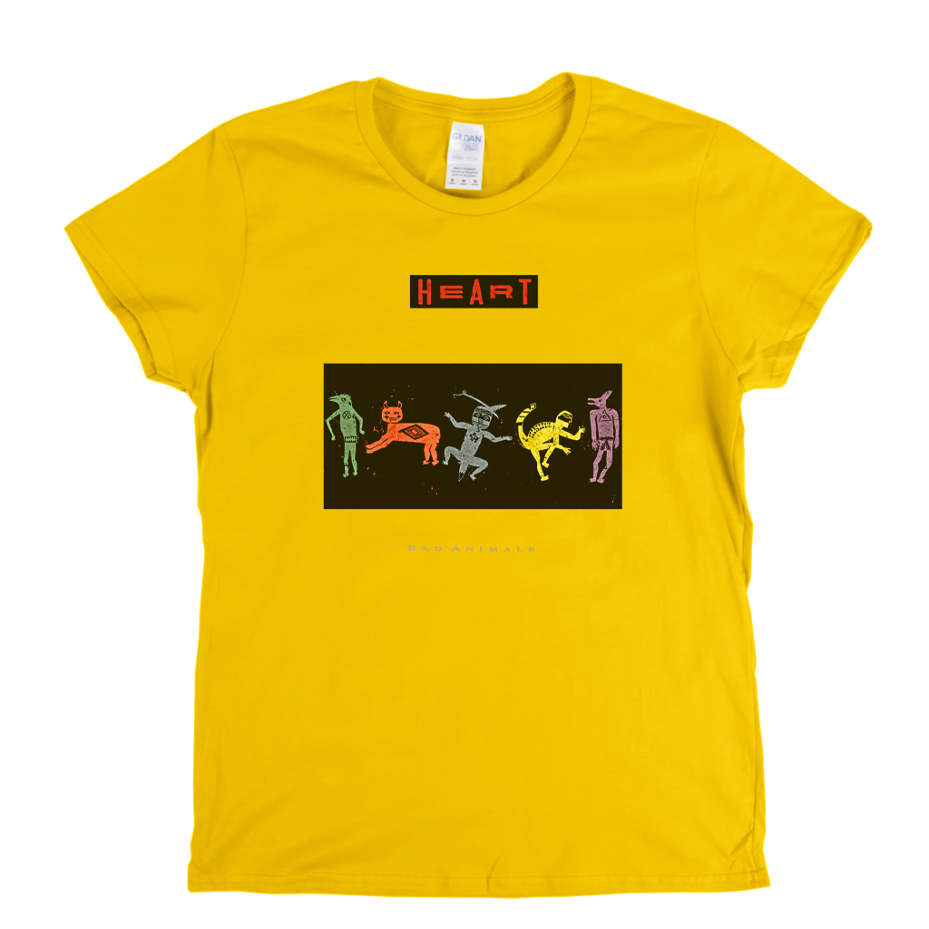 Heart Bad Animals Womens T-Shirt