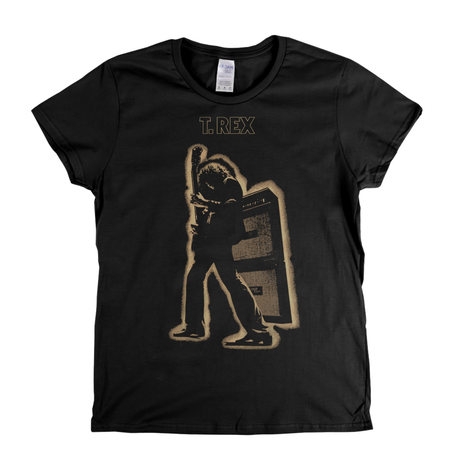 T Rex Electric Warrior Womens T-Shirt