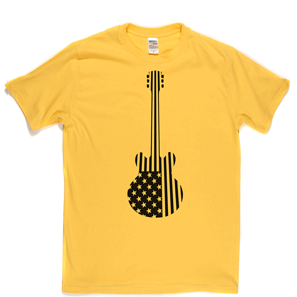 Star Stripes Guitar T-shirt