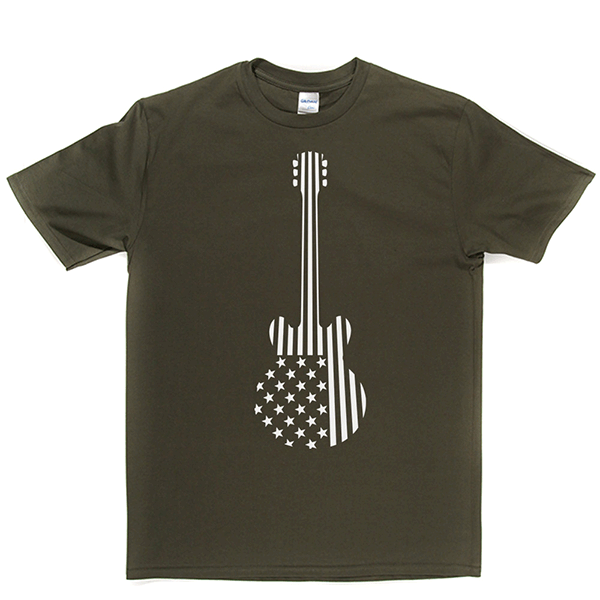 Star Stripes Guitar T-shirt