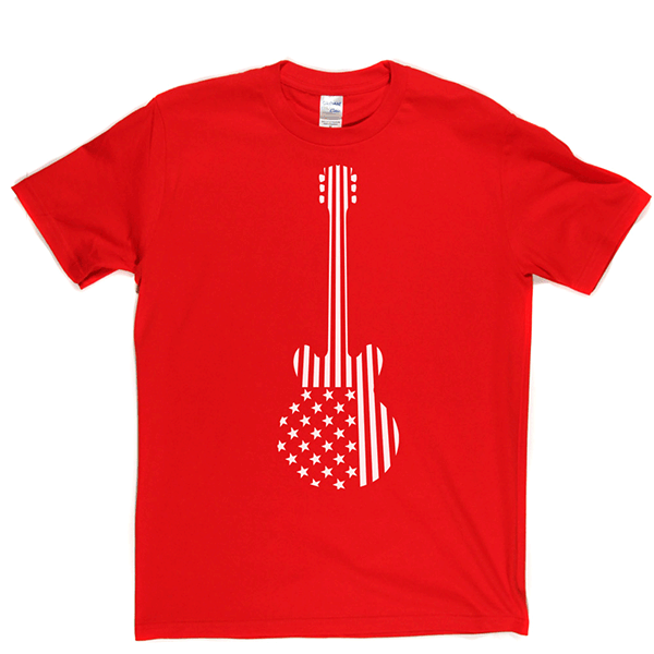 Star Stripes Guitar T-shirt