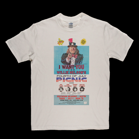 Willie Nelsons Picnic Poster T-Shirt