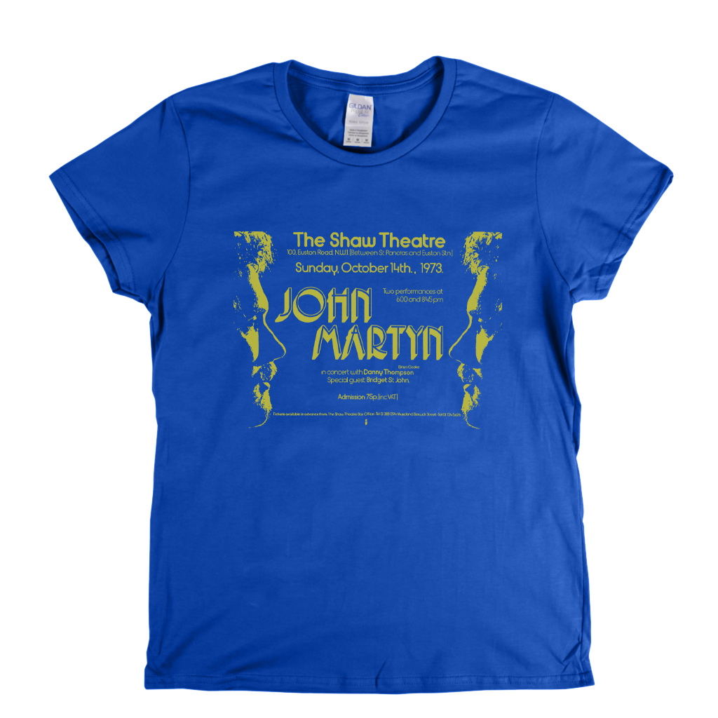 John Martyn Gig Poster Womens T-Shirt