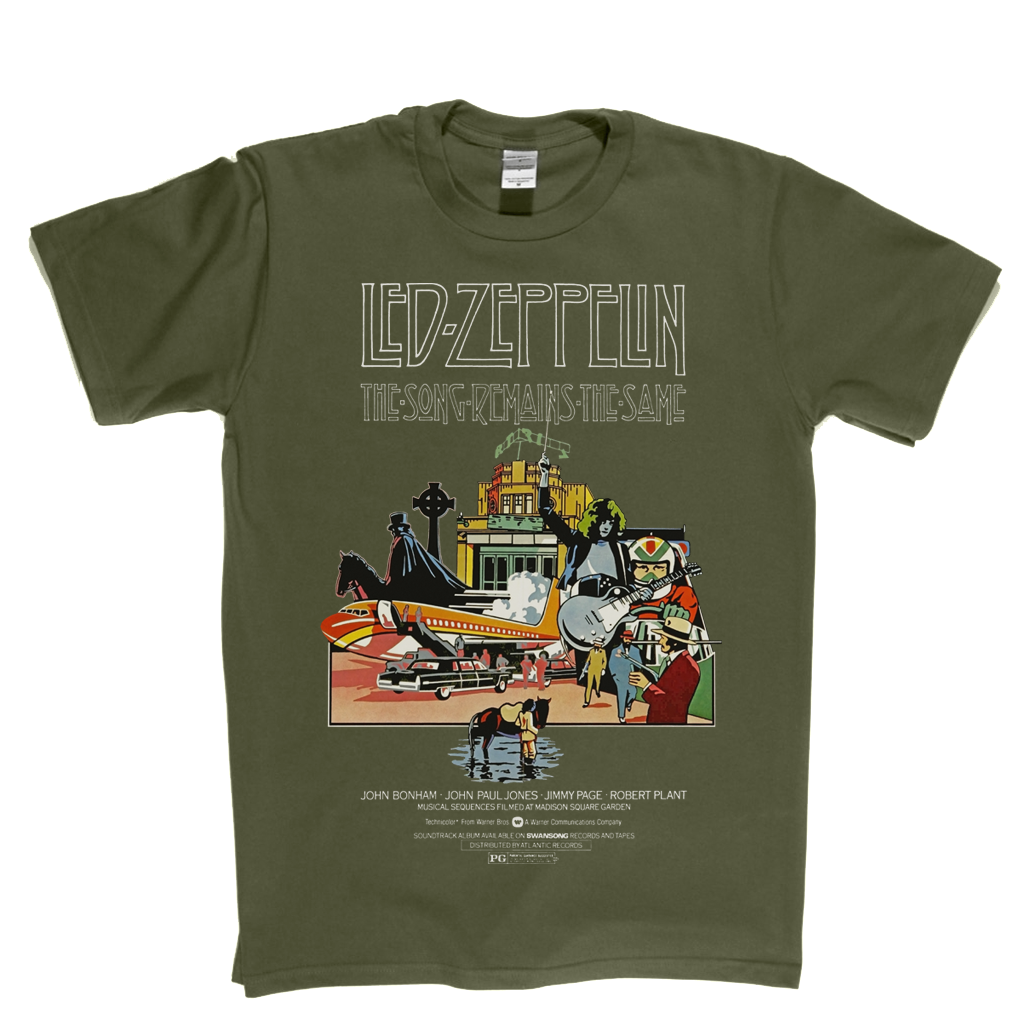 Led Zeppelin The Song Remains The Same Poster T-Shirt