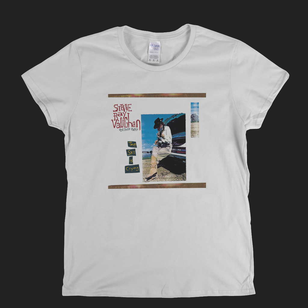 Stevie Ray Vaughan The Sky Is Crying Womens T-Shirt