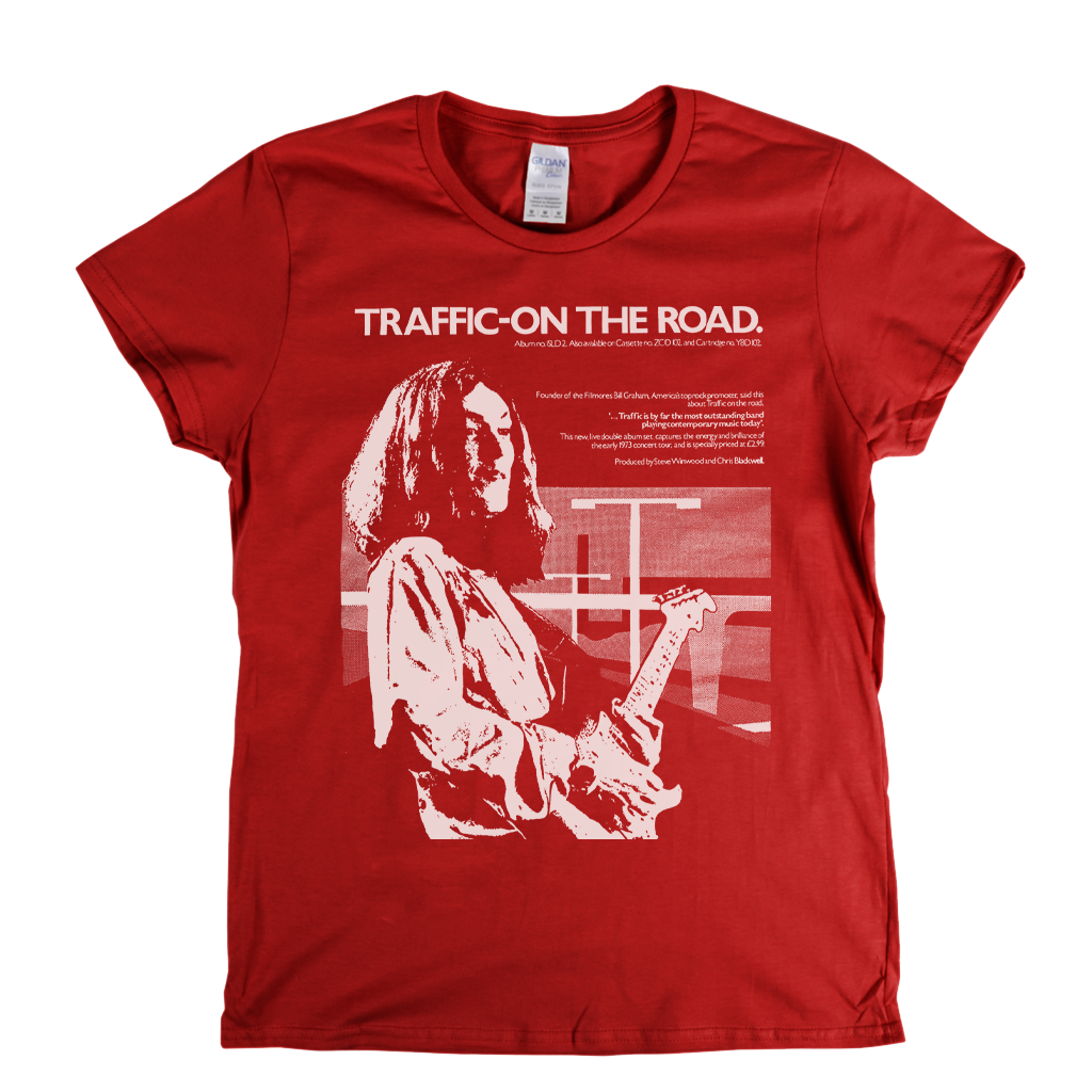 Traffic On The Road Advert Womens T-Shirt