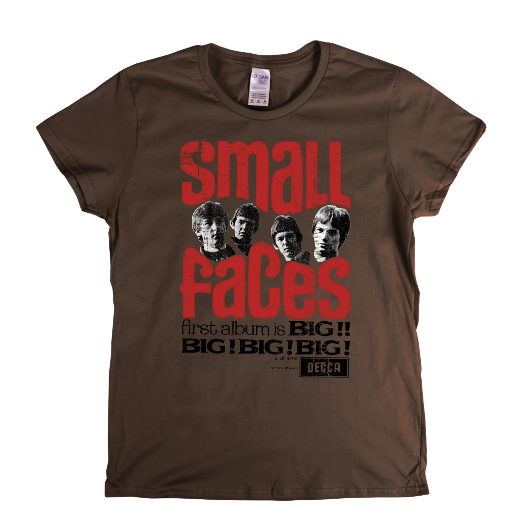 Small Faces Big Big Big Big Poster Womens T-Shirt