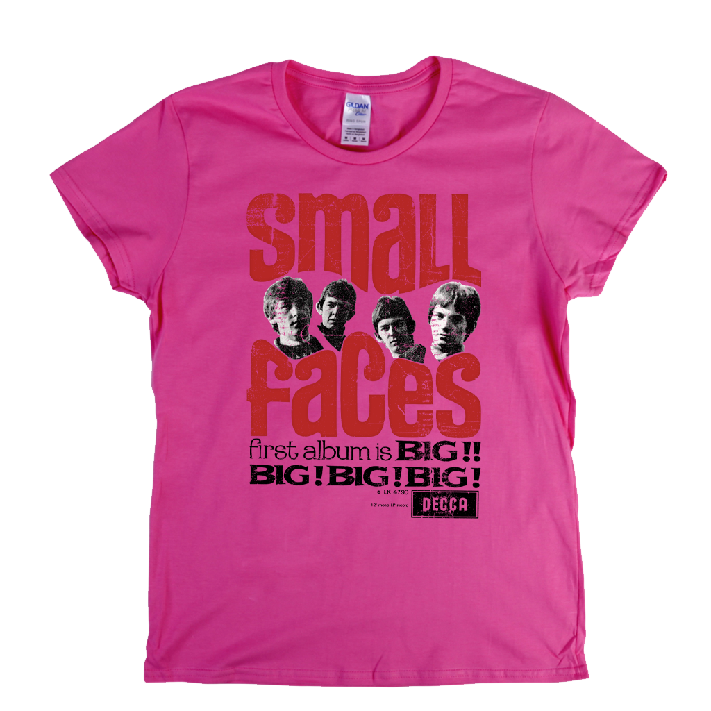 Small Faces Big Big Big Big Poster Womens T-Shirt