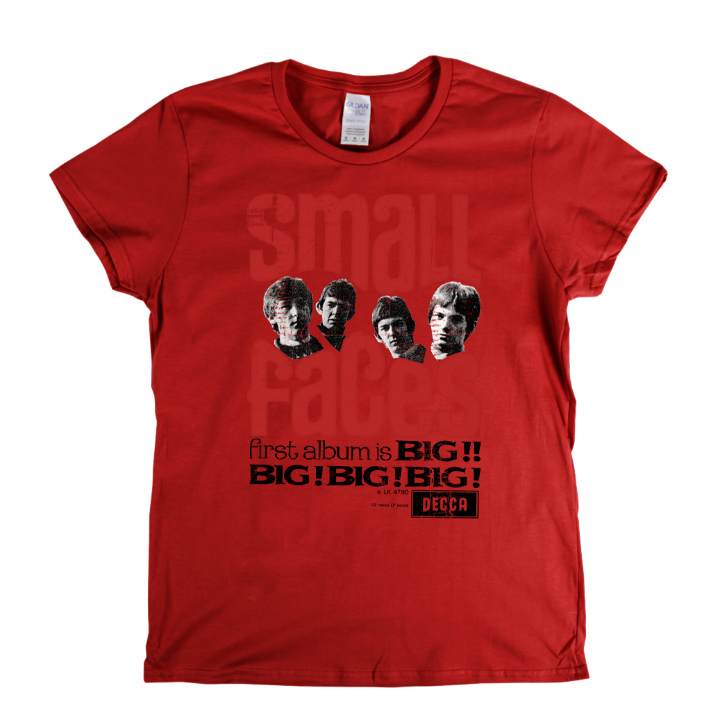 Small Faces Big Big Big Big Poster Womens T-Shirt