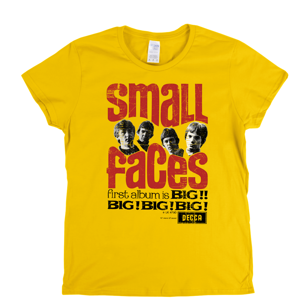 Small Faces Big Big Big Big Poster Womens T-Shirt