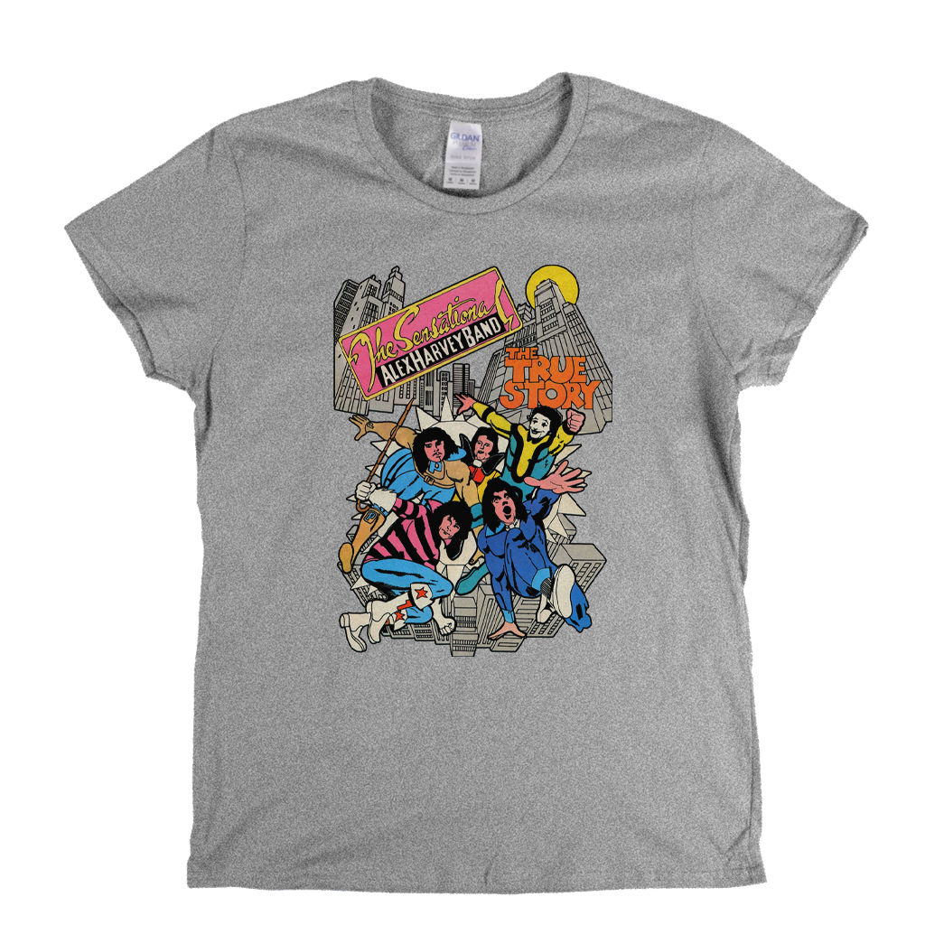 The Sensational Alex Harvey Band The True Story Womens T-Shirt