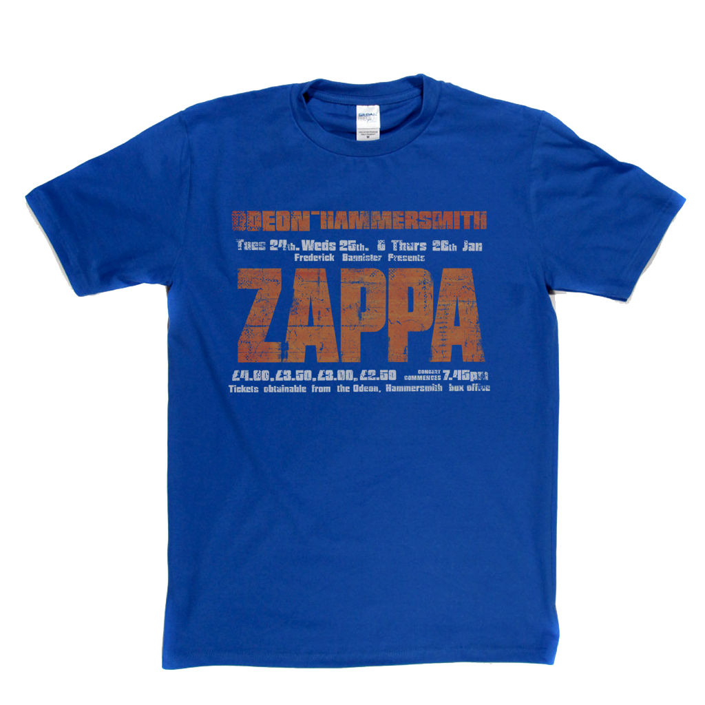 Zappa Odeon Gig Poster T-Shirt