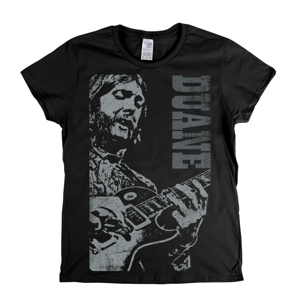 Duane Close Up Womens T-Shirt