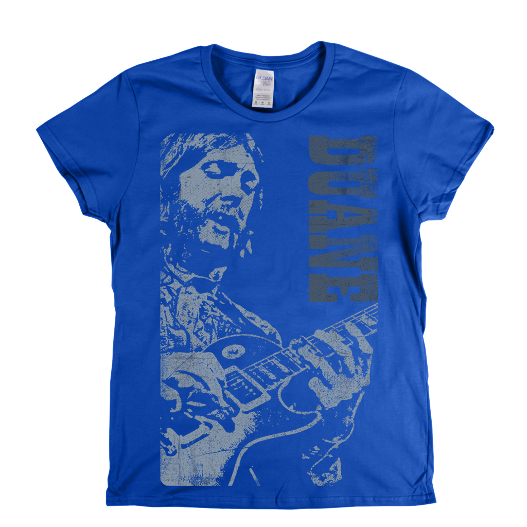 Duane Close Up Womens T-Shirt