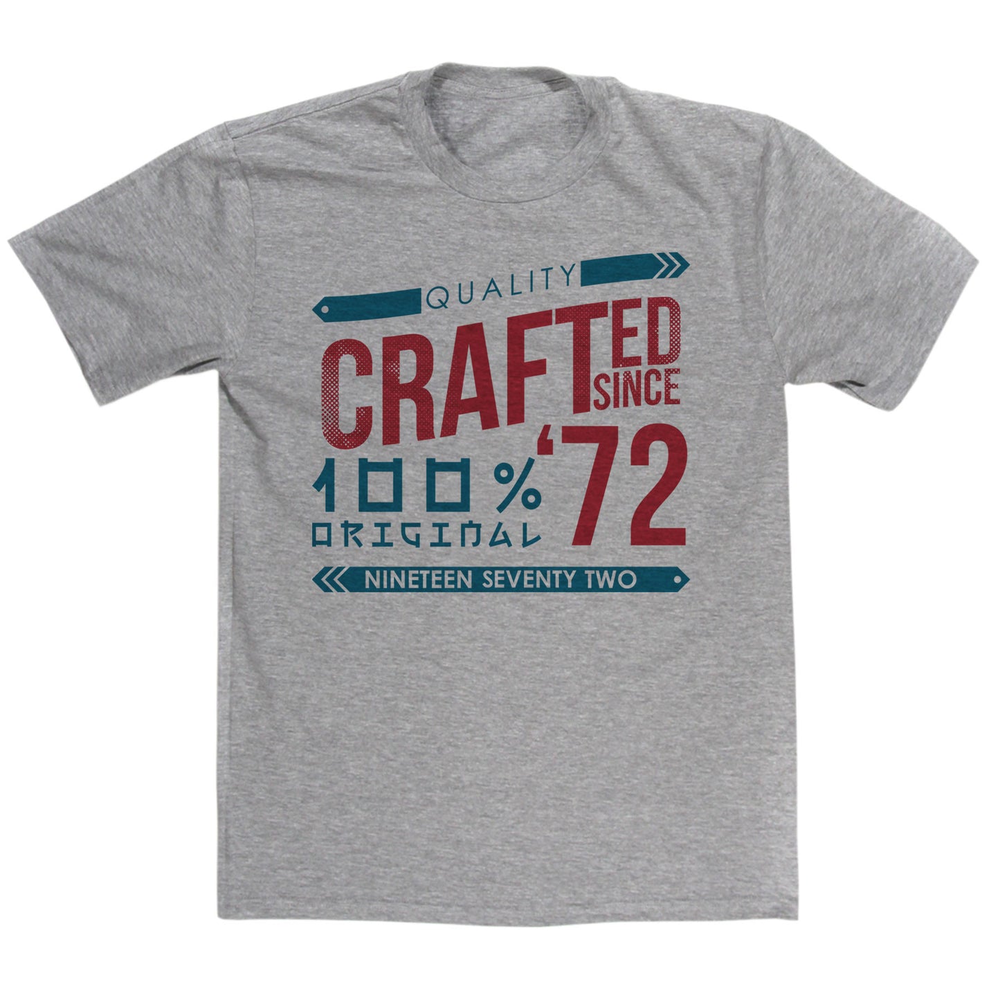 Crafted in 1972 Year T Shirt