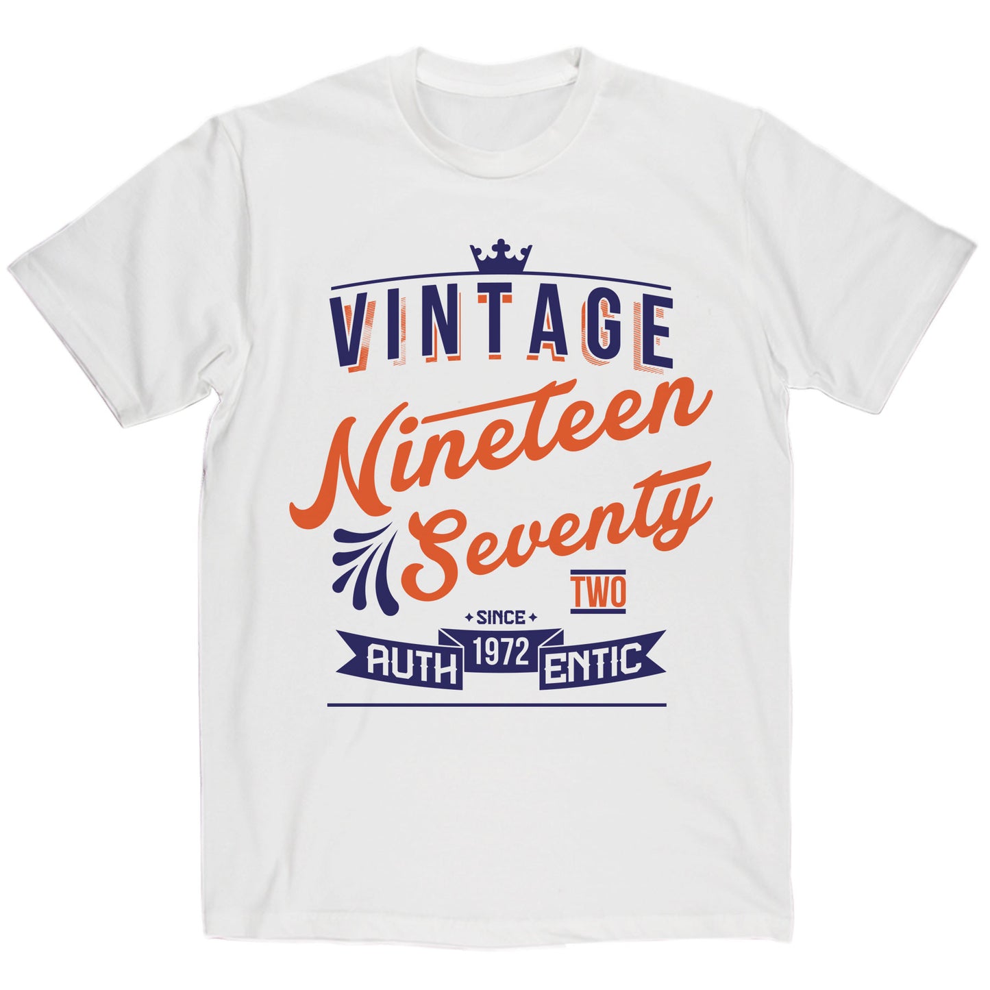 Vintage 1972 Year T Shirt
