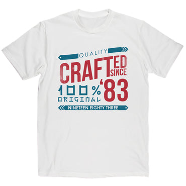 Crafted in 1983 Year T Shirt