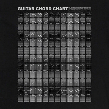 Guitar Chords Poster T-shirt