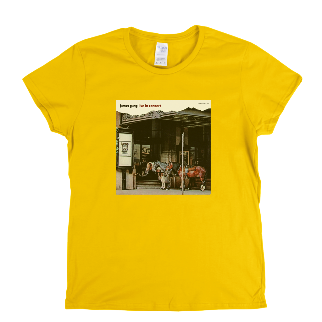James Gang Live In Concert Womens T-Shirt