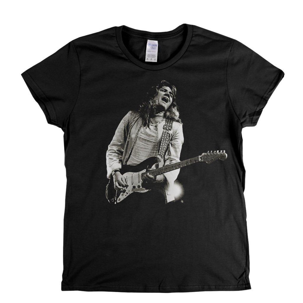 Tommy Bolin Portrait Womens T-Shirt