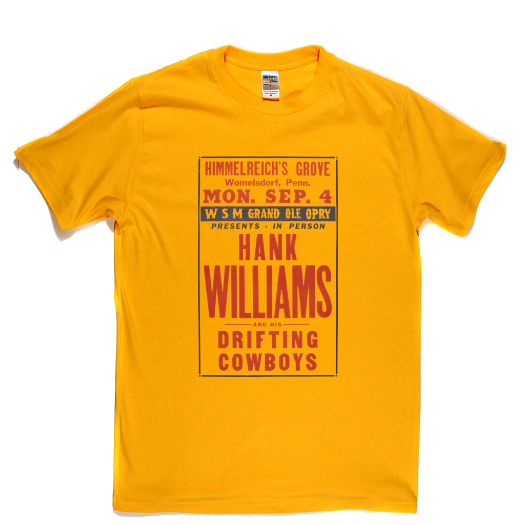 Hank Williams Poster T-Shirt