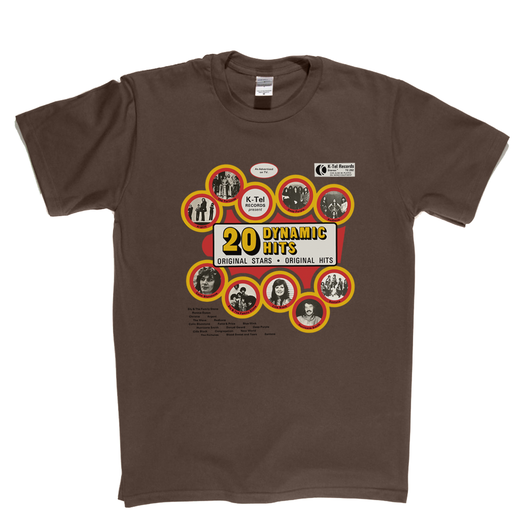 K Tel 20 Dynamic Hits T-Shirt