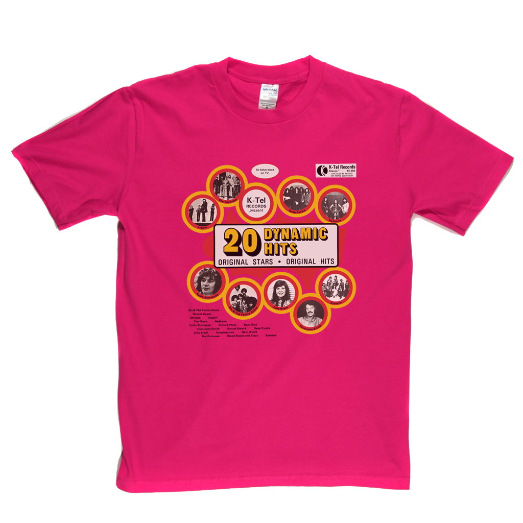 K Tel 20 Dynamic Hits T-Shirt