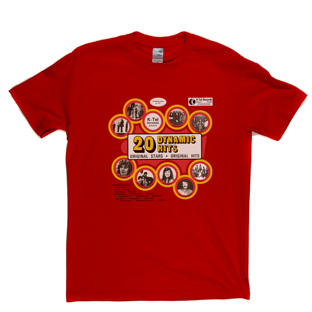 K Tel 20 Dynamic Hits T-Shirt
