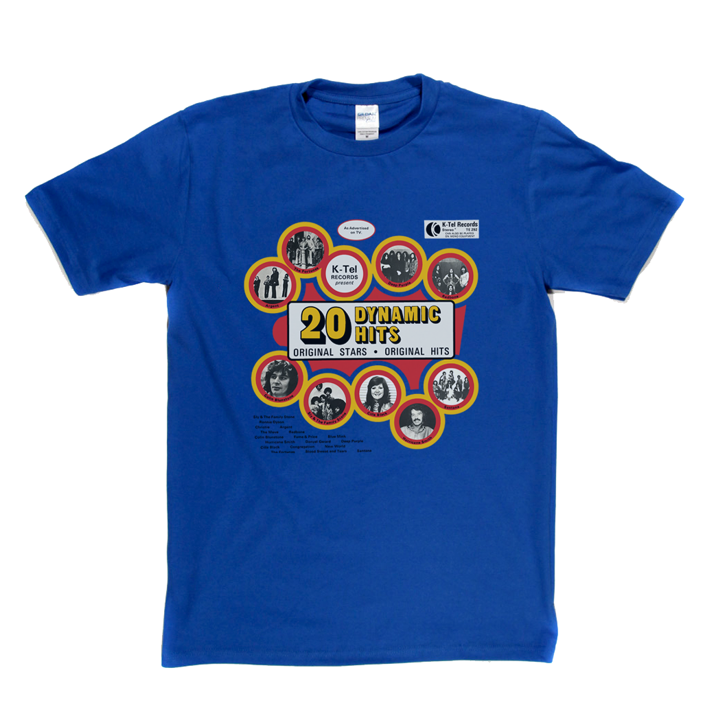 K Tel 20 Dynamic Hits T-Shirt