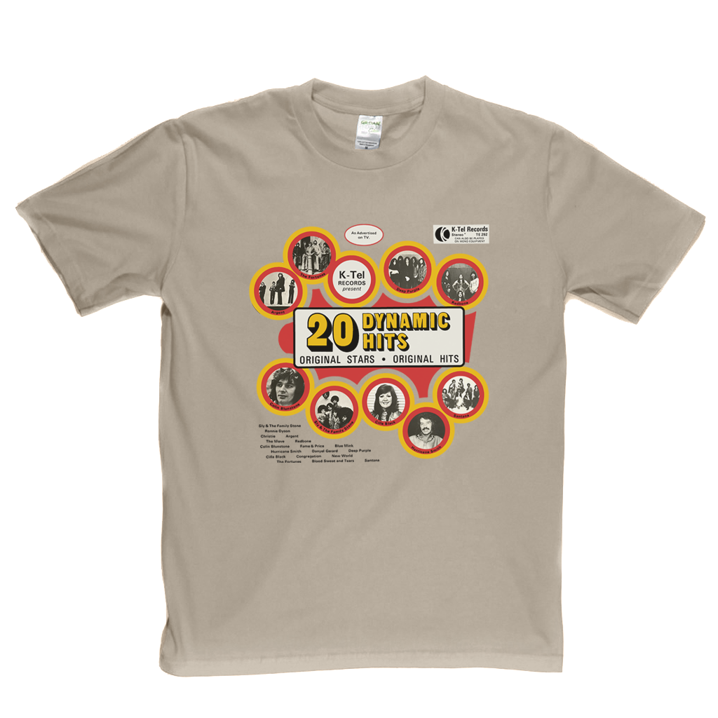 K Tel 20 Dynamic Hits T-Shirt