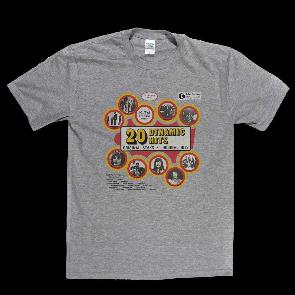 K Tel 20 Dynamic Hits T-Shirt