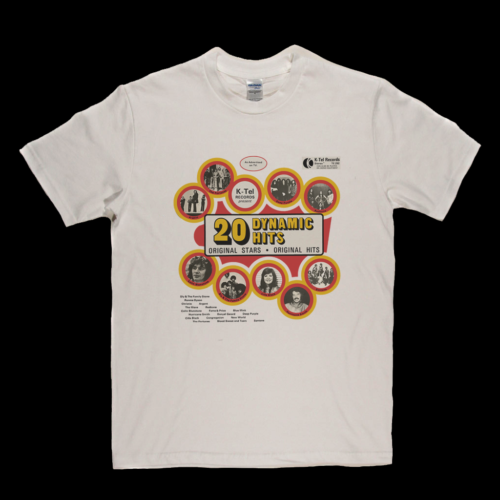 K Tel 20 Dynamic Hits T-Shirt