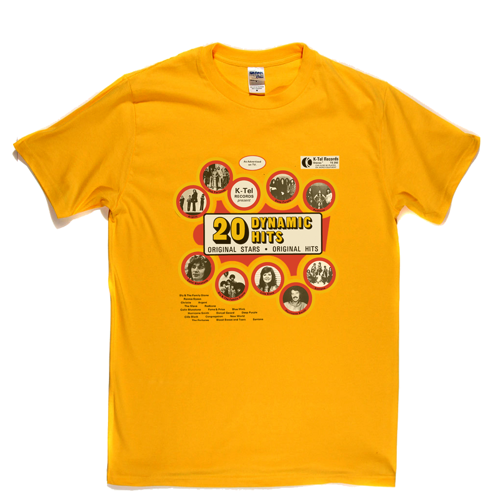 K Tel 20 Dynamic Hits T-Shirt