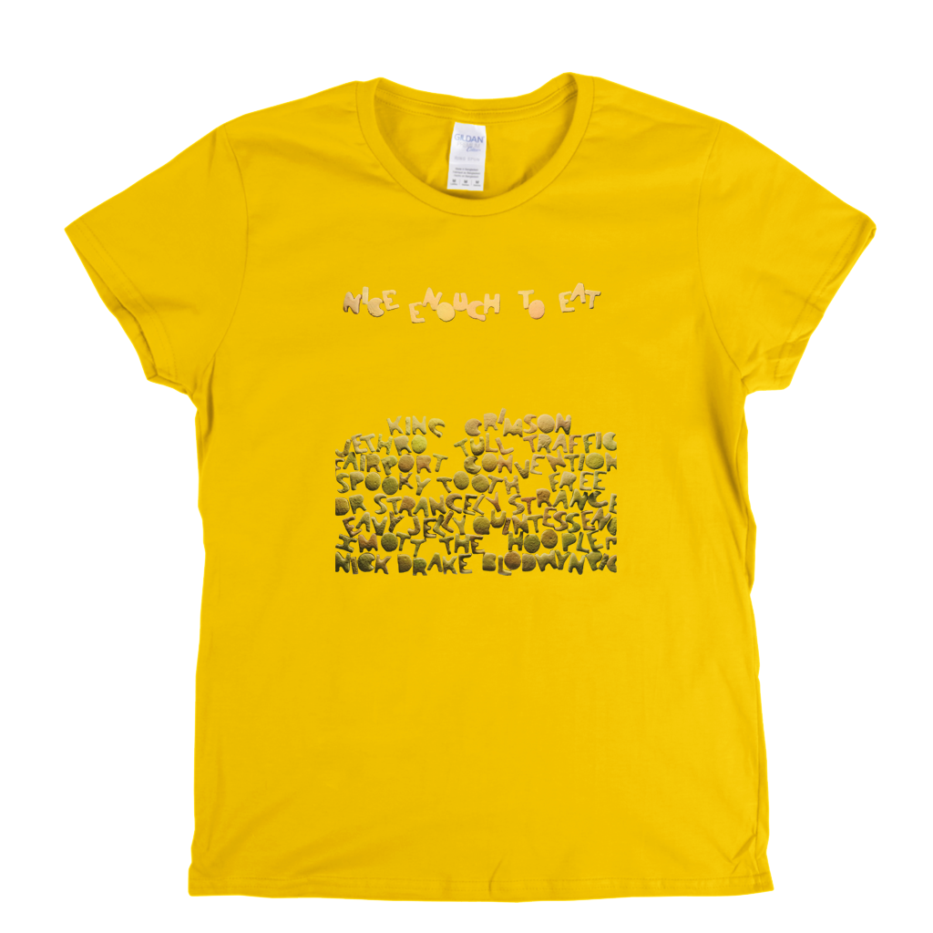 Nice Enough To Eat Compilation Womens T-Shirt