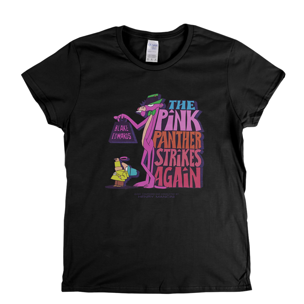 The Pink Panther Strikes Again Soundtrack Womens T-Shirt