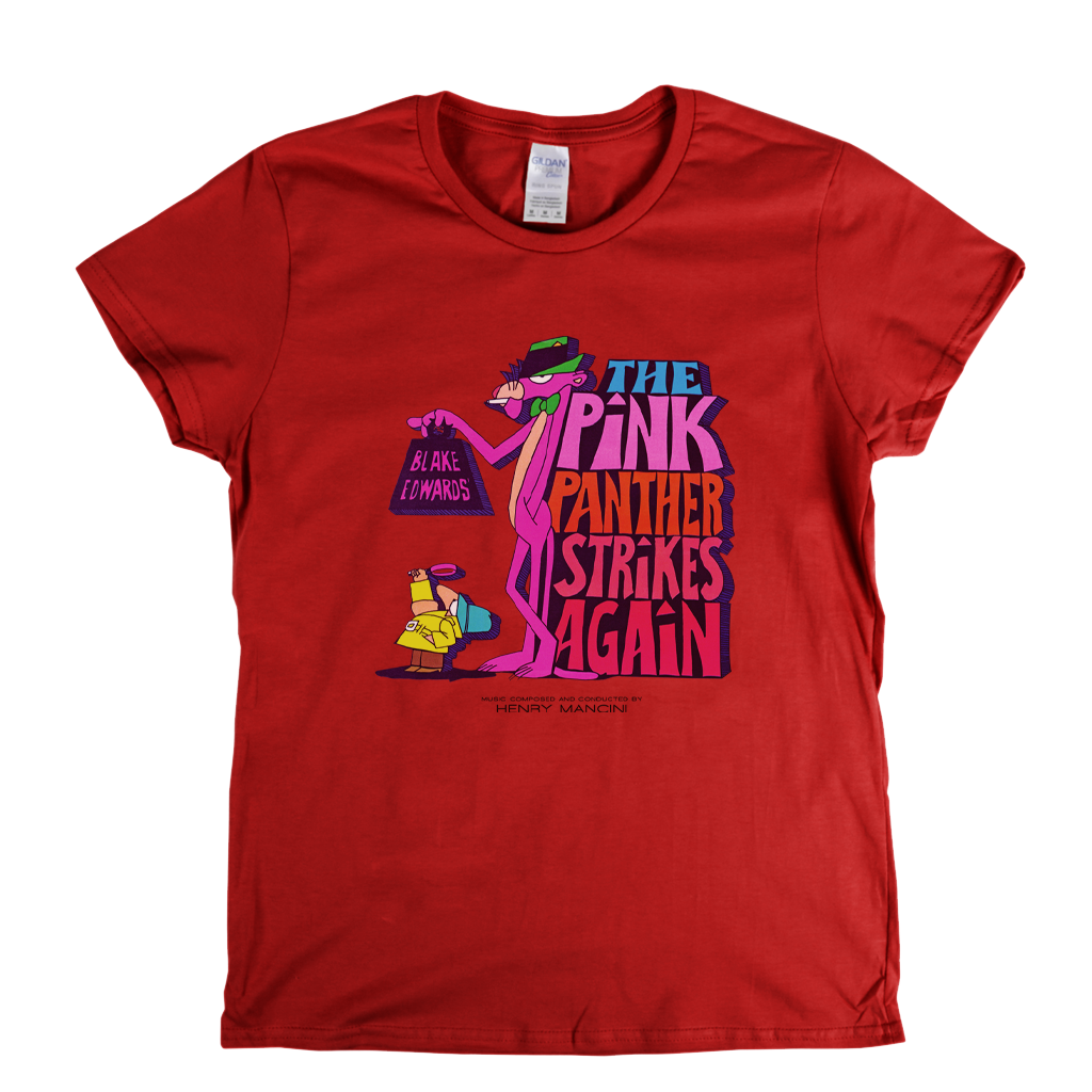 The Pink Panther Strikes Again Soundtrack Womens T-Shirt