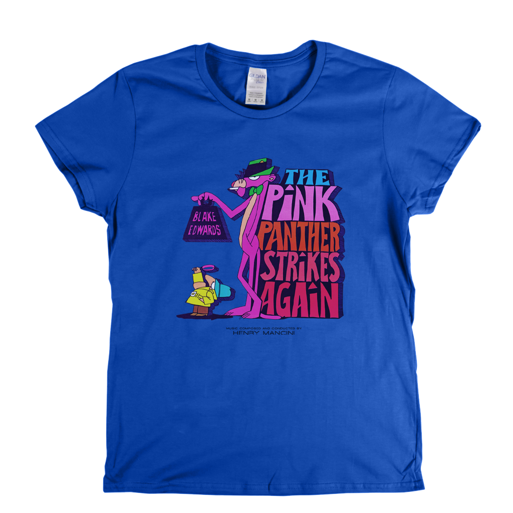 The Pink Panther Strikes Again Soundtrack Womens T-Shirt