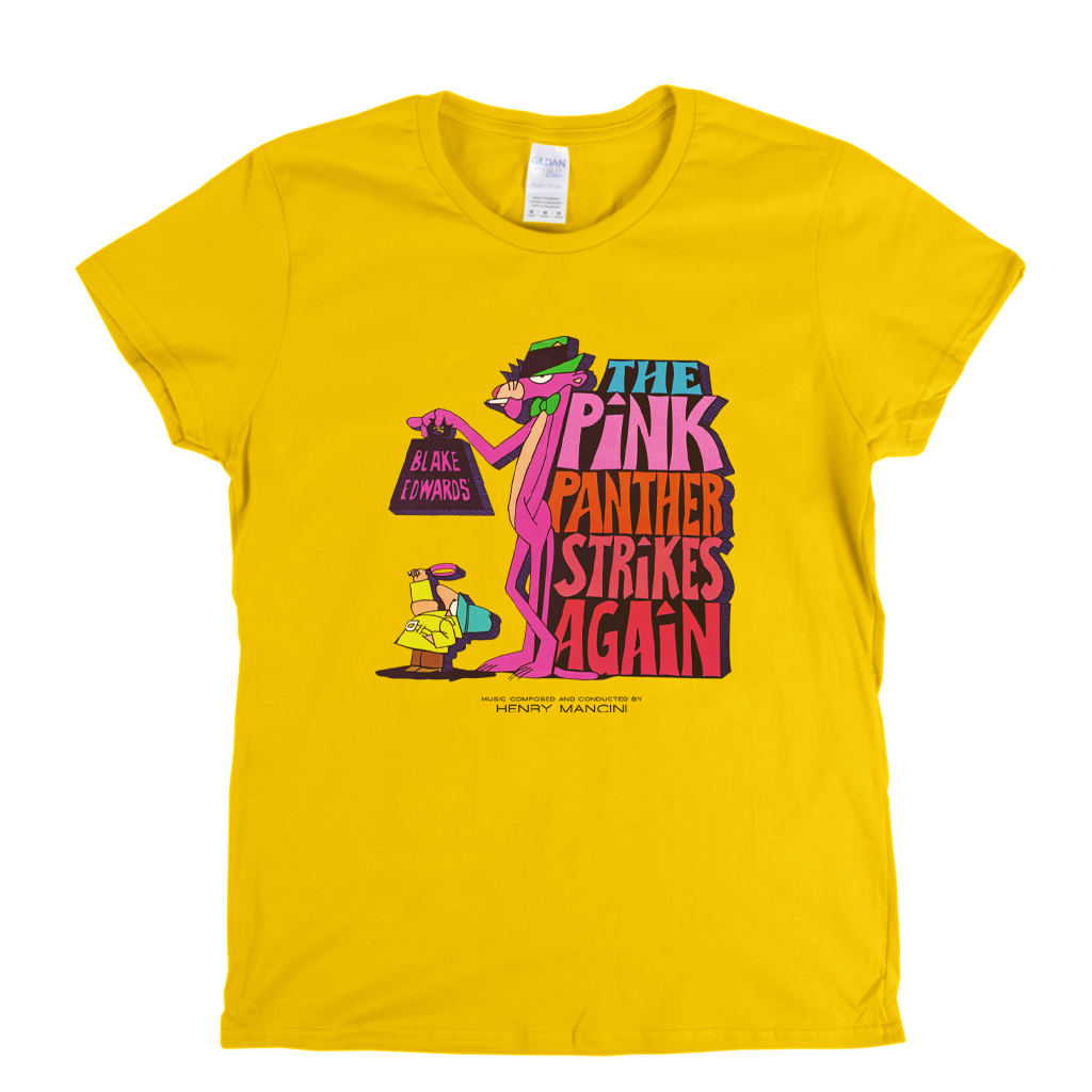 The Pink Panther Strikes Again Soundtrack Womens T-Shirt