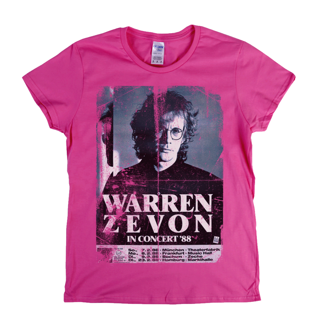Warren Zevon Womens T-Shirt