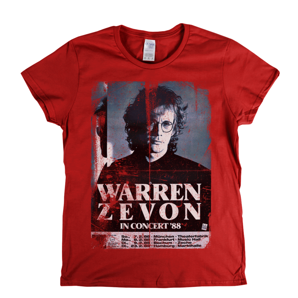 Warren Zevon Womens T-Shirt