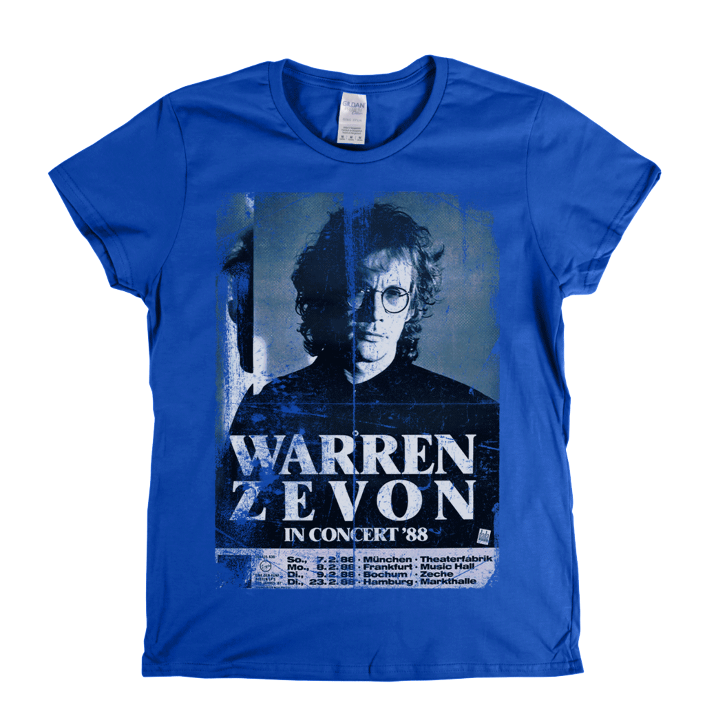 Warren Zevon Womens T-Shirt