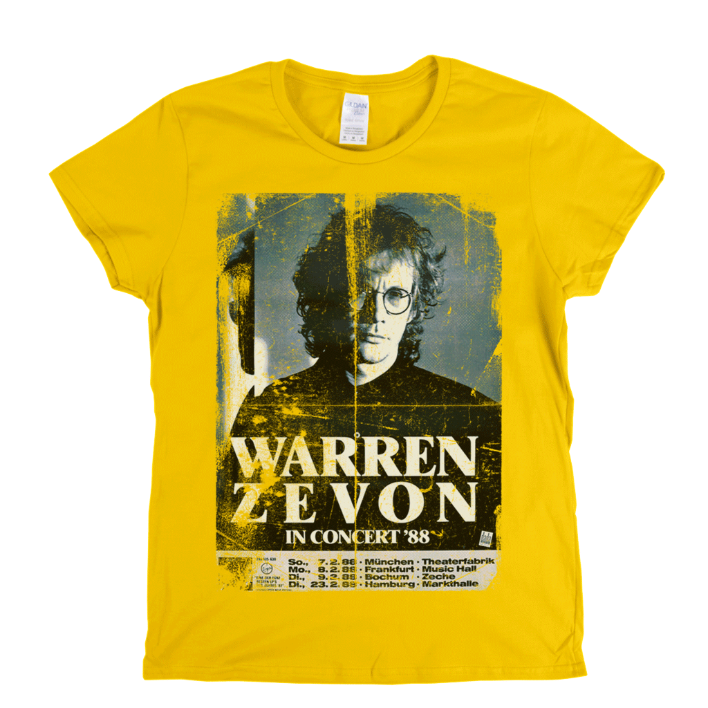 Warren Zevon Womens T-Shirt