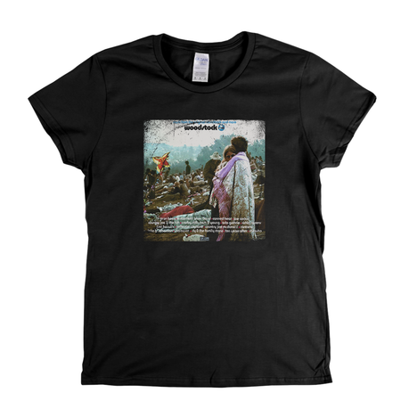 Woodstock Soundtrack Album Womens T-Shirt